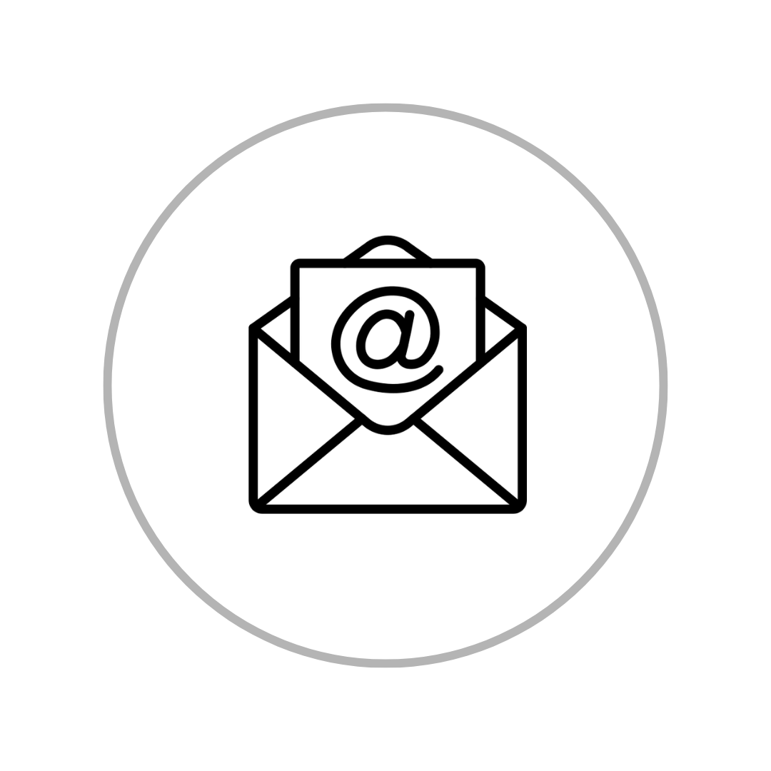 Email icon to connect with Flylux Holiday Experts, the best travel company in Kerala. Reach the best travel company in Kerala for quick support and personalized travel assistance.